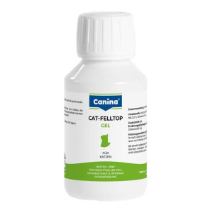 CANINA CAT FELLTOP GEL papildbarība kaķiem Ādai, spalvai 100ml